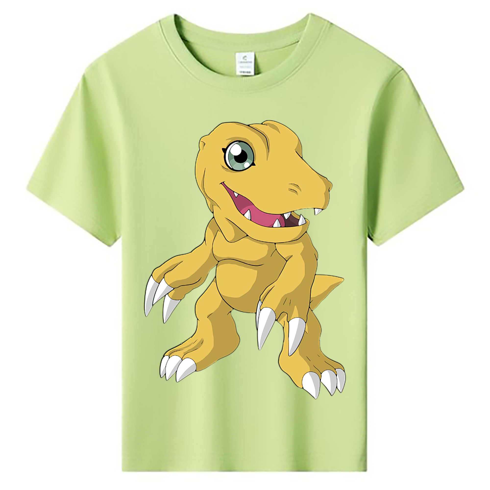 （画像用） Digimon デジタルモンスター/デジモン 綿100％キッズTシャツ（フロントプリント）